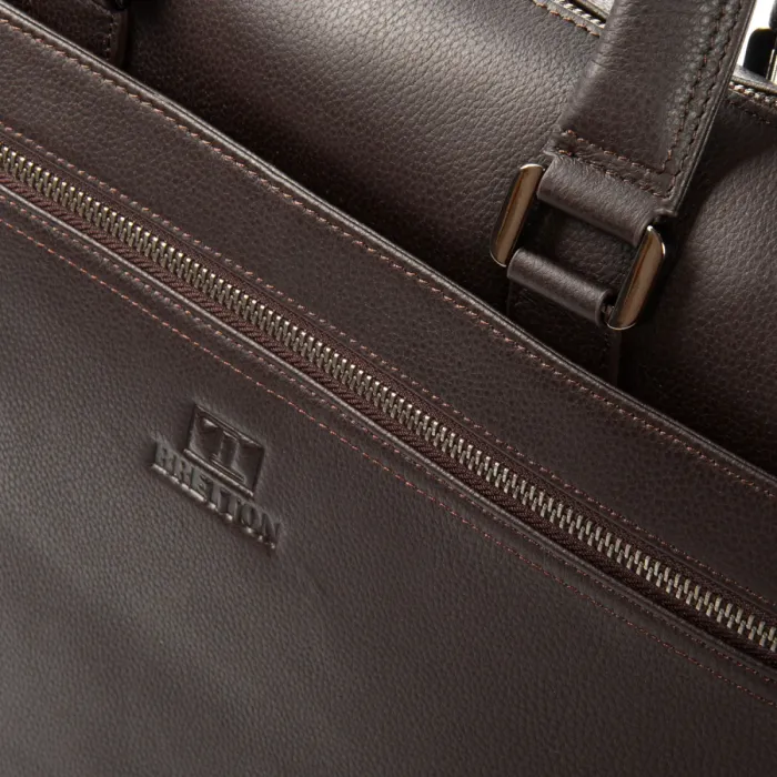 Сумка Мужская Портфель кожа BRETTON 4028-1 brown
