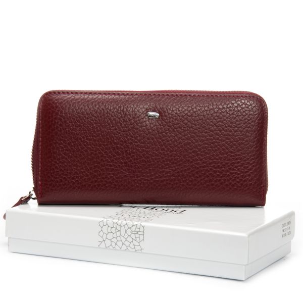 Кошелек Classic Женский кожа DR. BOND W201 wine red