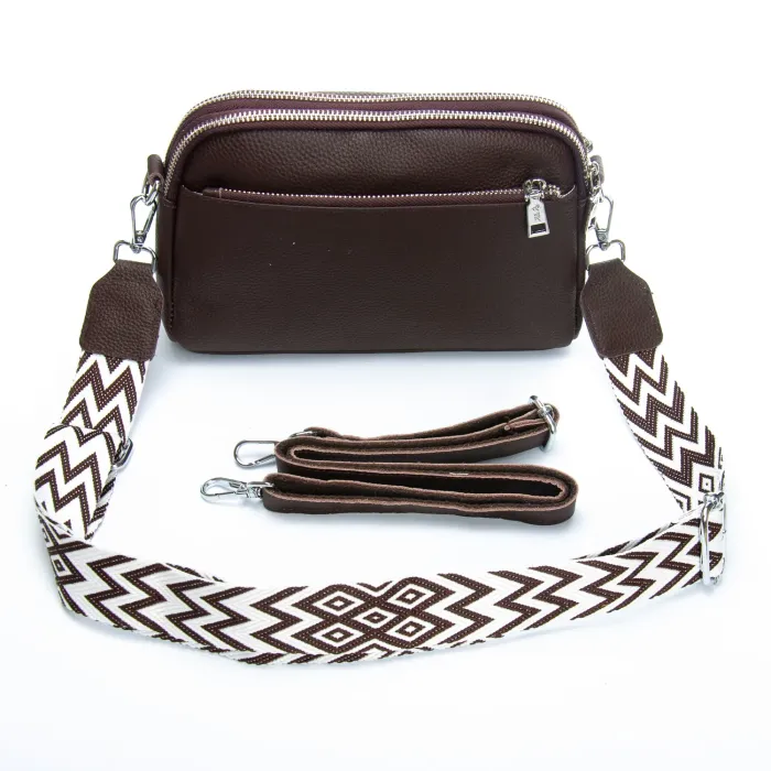Сумка Женская Классическая кожа ALEX RAI 8960 brown