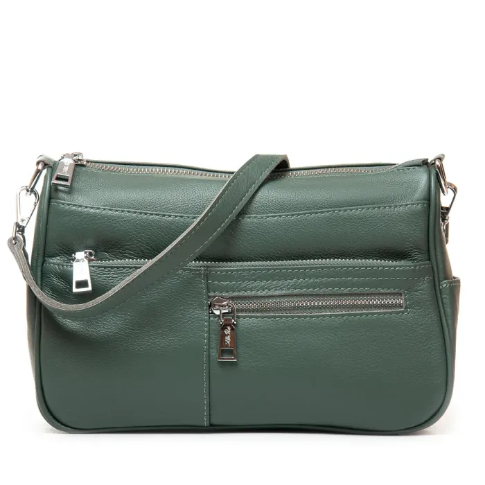 Сумка Женская Классическая кожа ALEX RAI 2041-9 green