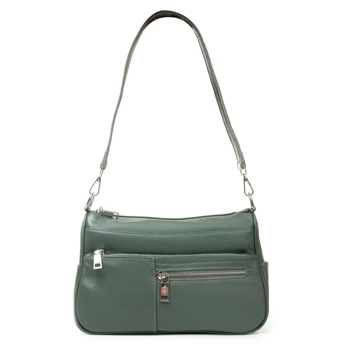 Сумка Женская Классическая кожа ALEX RAI 2041-9 green