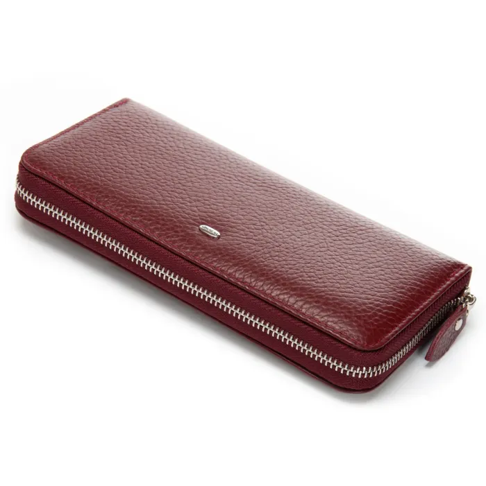 Кошелек Classic Женский кожа DR. BOND W201 wine red