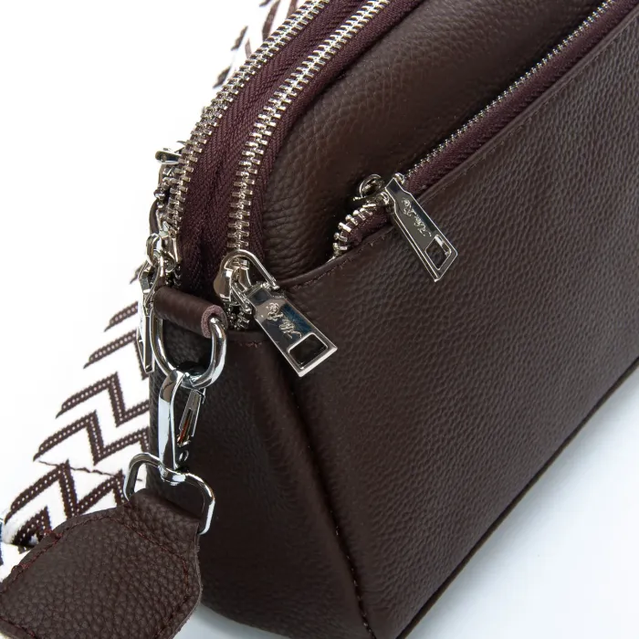 Сумка Женская Классическая кожа ALEX RAI 8960 brown