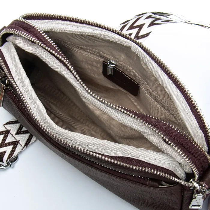 Сумка Женская Классическая кожа ALEX RAI 8960 brown