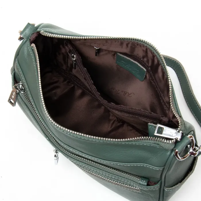 Сумка Женская Классическая кожа ALEX RAI 2041-9 green