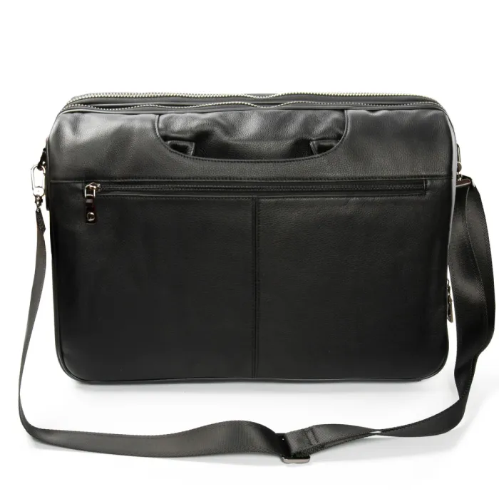 Сумка Мужская Дорожная кожа BRETTON 2897-18 black