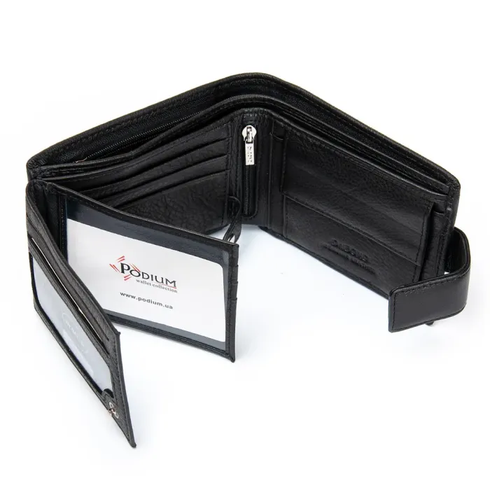 Кошелек Classic Мужской кожа DR. BOND M8-1CK black