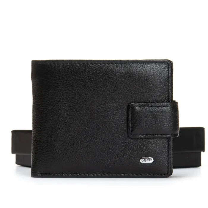 Кошелек Classic Мужской кожа DR. BOND M3CK black