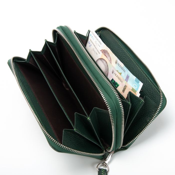 Кошелек Classic Женский кожа DR. BOND W39 green