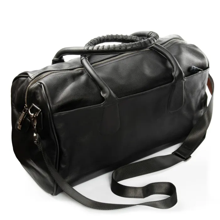Сумка Мужская Дорожная кожа BRETTON 3485-9 black