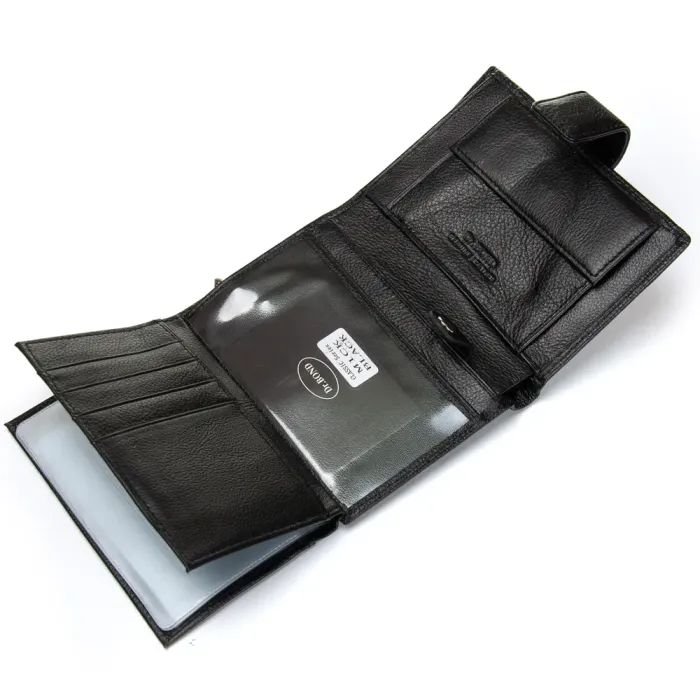 Кошелек Classic Мужской кожа DR. BOND M1CK black