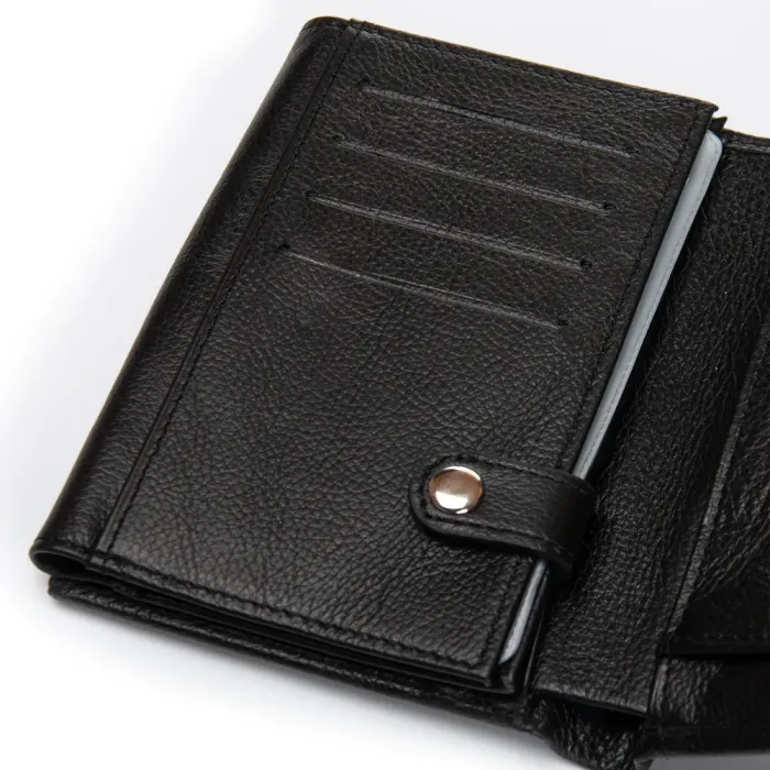 Кошелек Classic Мужской кожа DR. BOND M1CK black