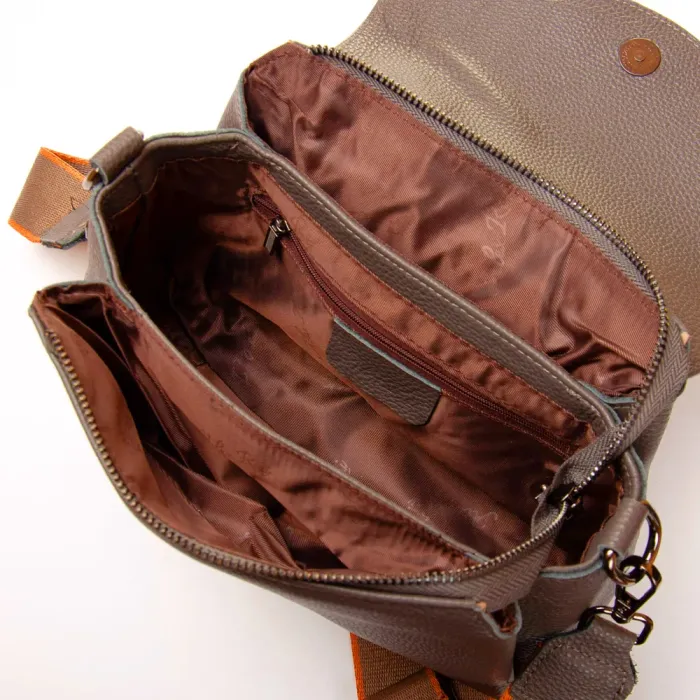 Сумка Женская Классическая кожа ALEX RAI 99118 camel