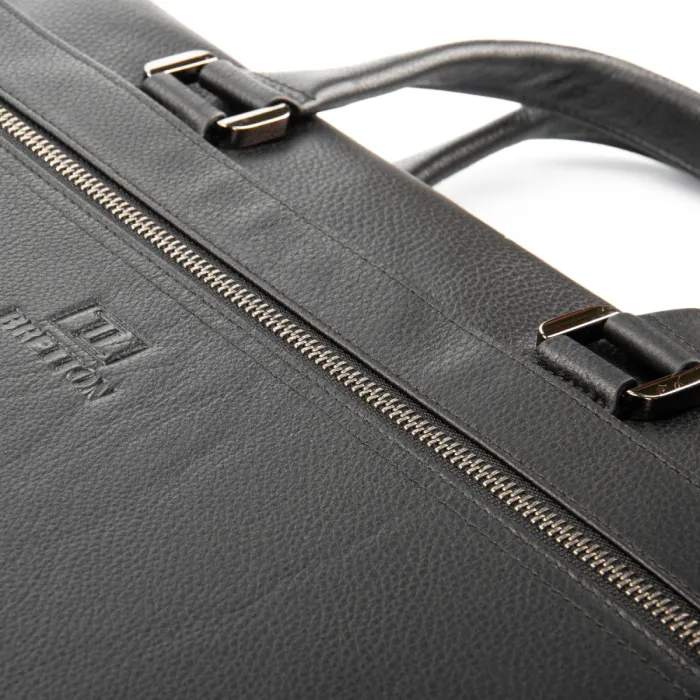 Сумка Мужская Портфель кожа BRETTON 4028-1 black