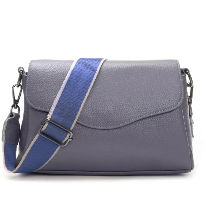 Сумка Женская Классическая кожа ALEX RAI 99118 blue