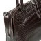 Сумка Женская Классическая кожа ALEX RAI 8542 brown croco