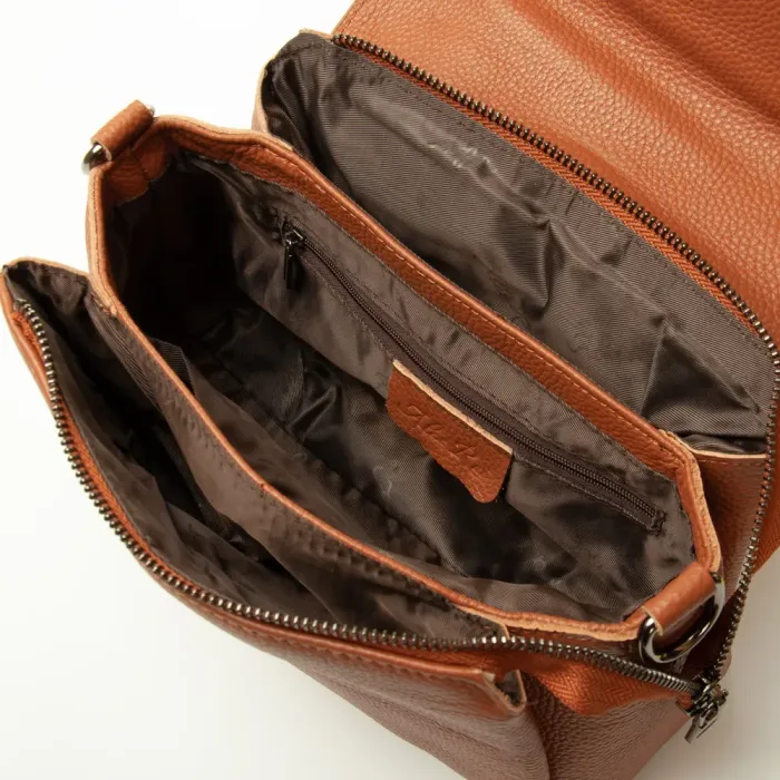 Сумка Женская Классическая кожа ALEX RAI 99118 ochre