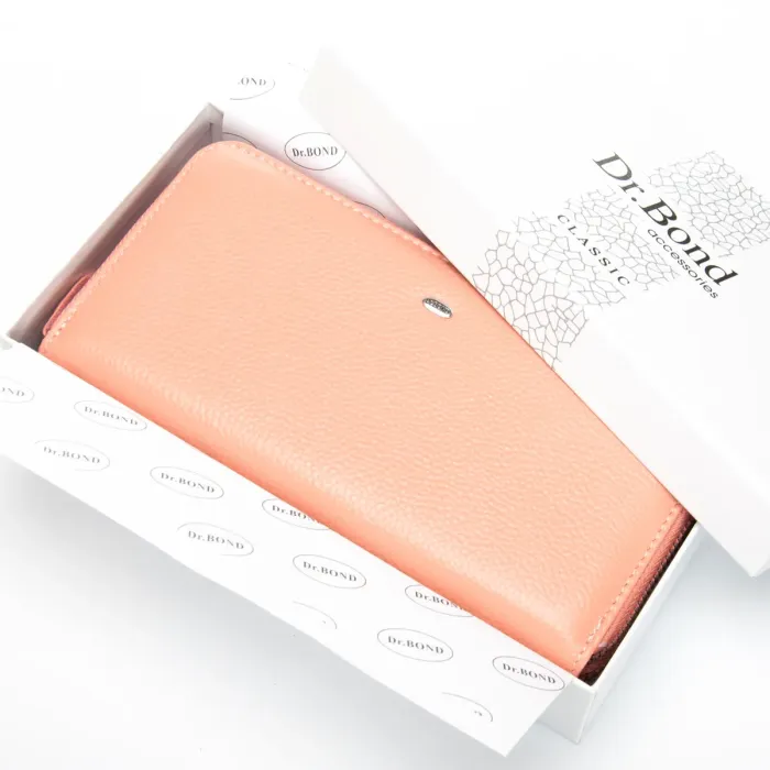 Кошелек Classic Женский кожа DR. BOND W39 pink purple