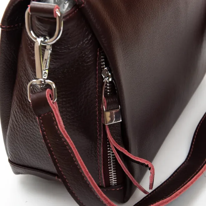 Сумка Женская Классическая кожа ALEX RAI 8942-9 bordo