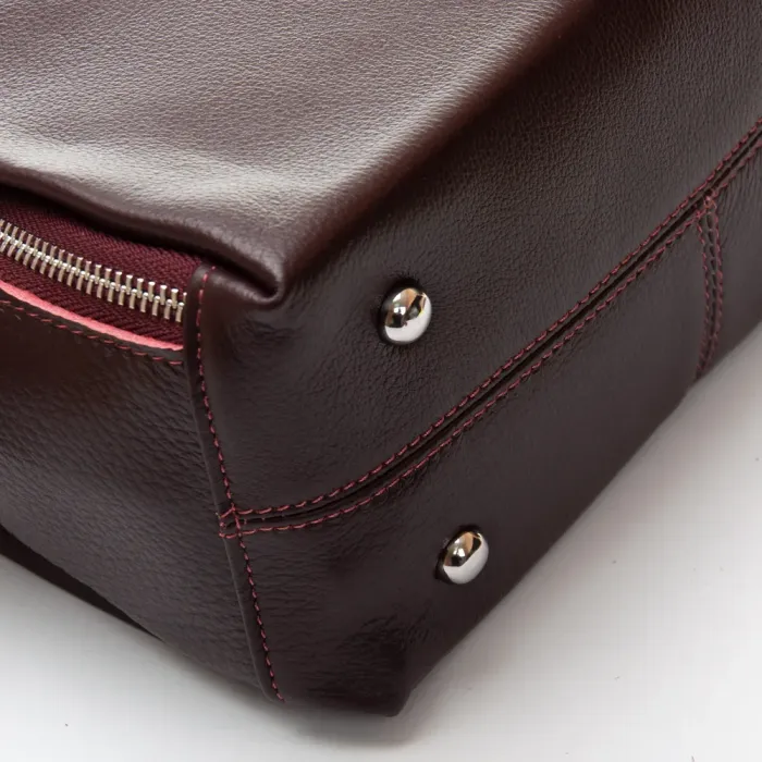 Сумка Женская Классическая кожа ALEX RAI 8942-9 bordo