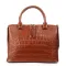 Сумка Женская Классическая кожа ALEX RAI 8542 coffee croco