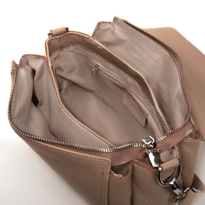 Сумка Женская Классическая кожа ALEX RAI 93055 khaki