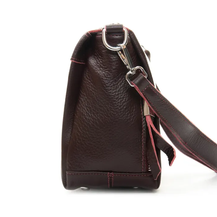 Сумка Женская Классическая кожа ALEX RAI 8942-9 bordo