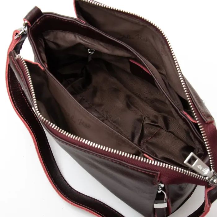 Сумка Женская Классическая кожа ALEX RAI 8942-9 bordo