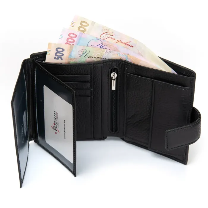 Кошелек Classic Мужской кожа DR. BOND M24CK black