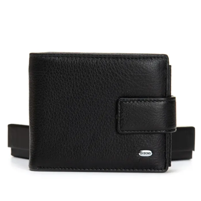 Кошелек Classic Мужской кожа DR. BOND M2CK black
