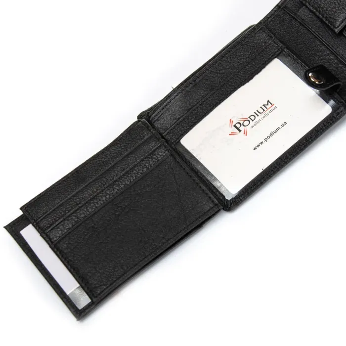 Кошелек Classic Мужской кожа DR. BOND M2CK black