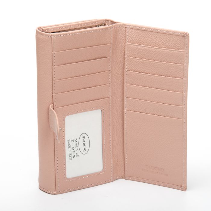 Кошелек Classic Женский кожа DR. BOND W46-2 pink purple