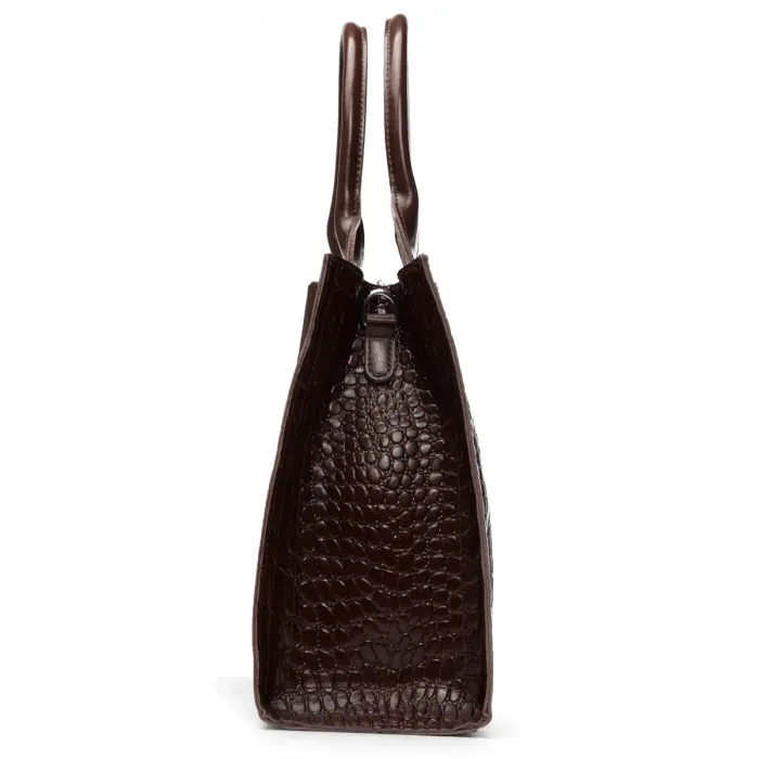 Сумка Женская Классическая кожа ALEX RAI 8804 brown