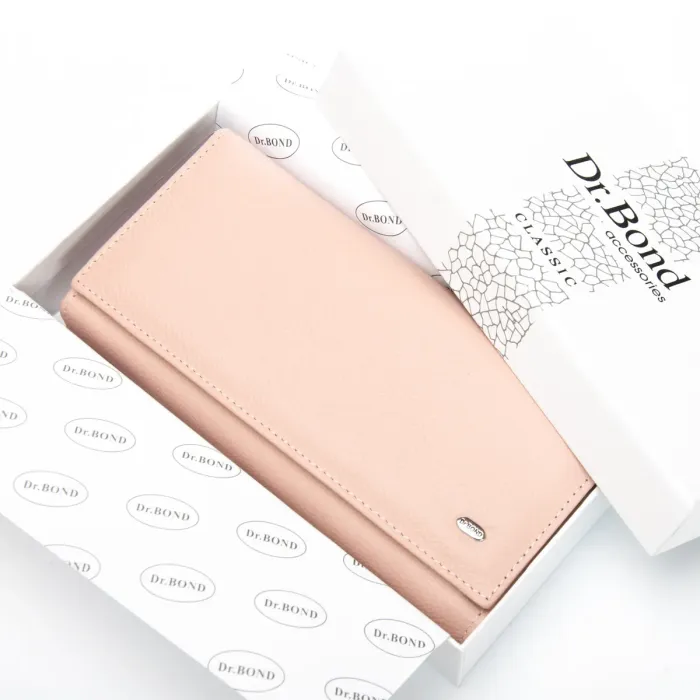Кошелек Classic Женский кожа DR. BOND W46-2 pink purple