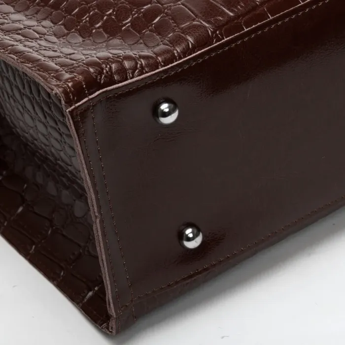 Сумка Женская Классическая кожа ALEX RAI 8804 brown