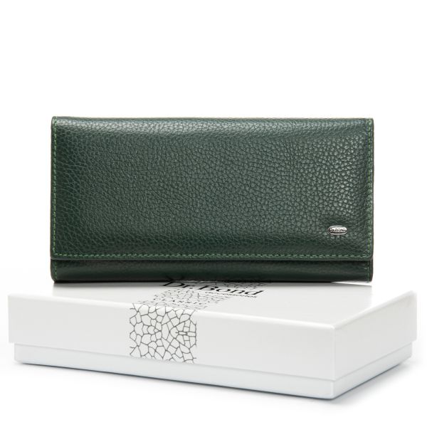 Кошелек Classic Женский кожа DR. BOND W46-2 green