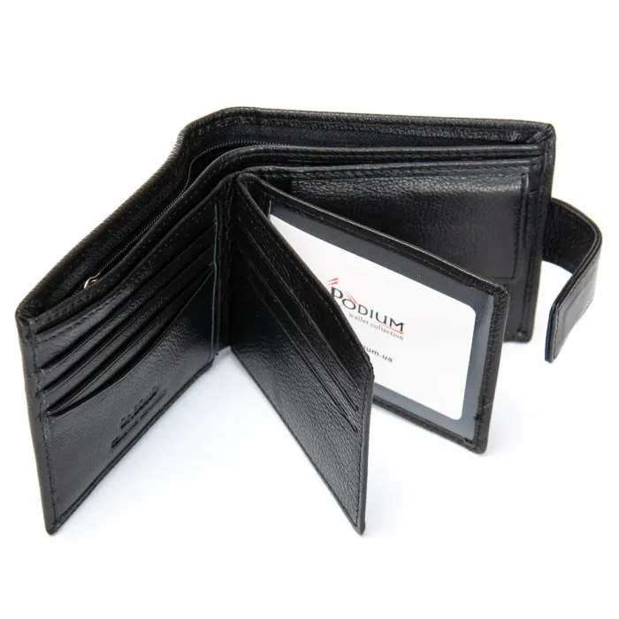 Кошелек Classic Мужской кожа DR. BOND MS-27CK black