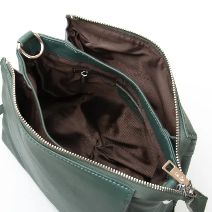 Сумка Женская Классическая кожа ALEX RAI 8942-9 green