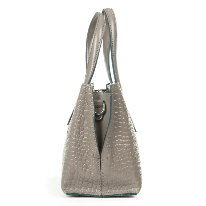 Сумка Женская Классическая кожа ALEX RAI 8815 khaki croco