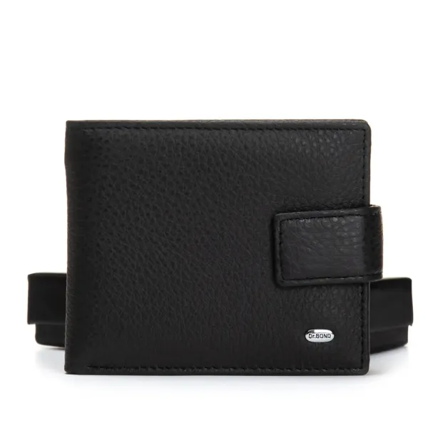 Кошелек Classic Мужской кожа DR. BOND M18055-1CK black