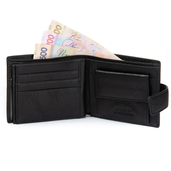 Кошелек Classic Мужской кожа DR. BOND M18055-1CK black