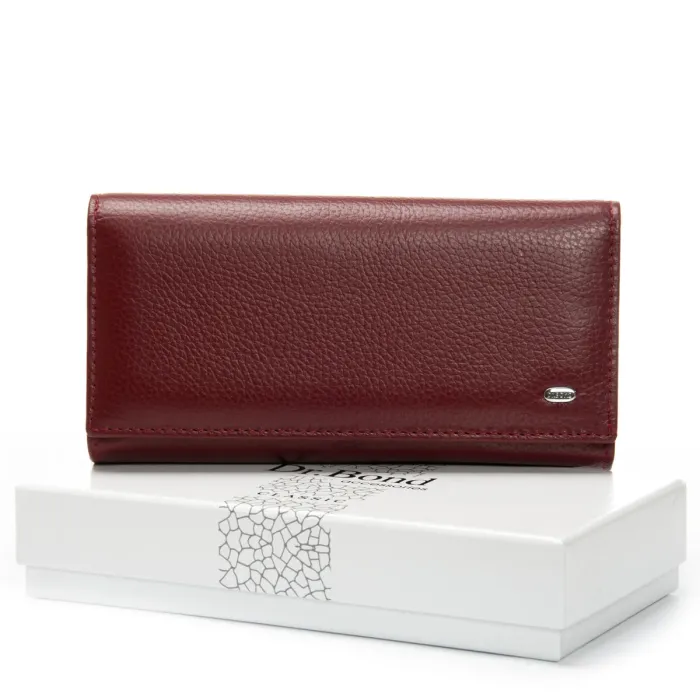 Кошелек Classic Женский кожа DR. BOND W46-2 wine red