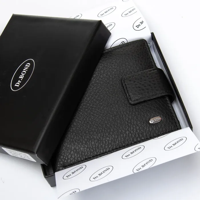 Кошелек Classic Мужской кожа DR. BOND M18055-1CK black
