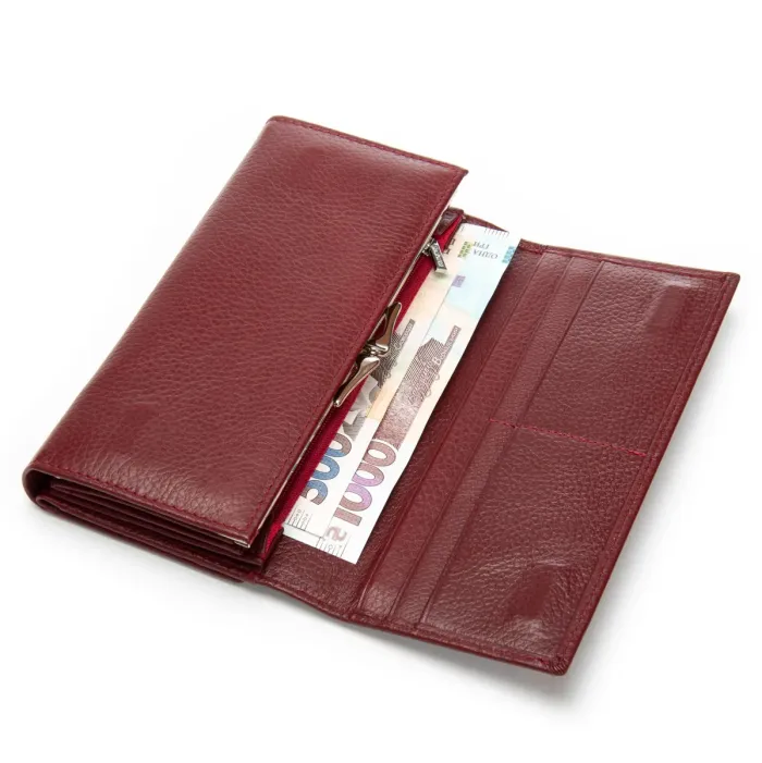 Кошелек Classic Женский кожа DR. BOND W46-2 wine red