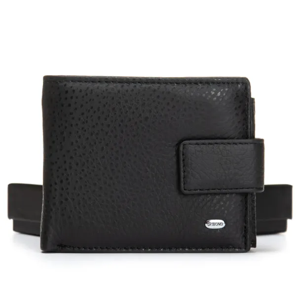 Кошелек Classic Мужской кожа DR. BOND MS-15CK black