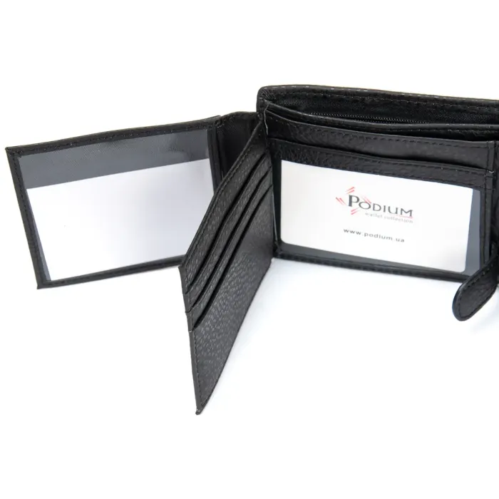 Кошелек Classic Мужской кожа DR. BOND MS-15CK black