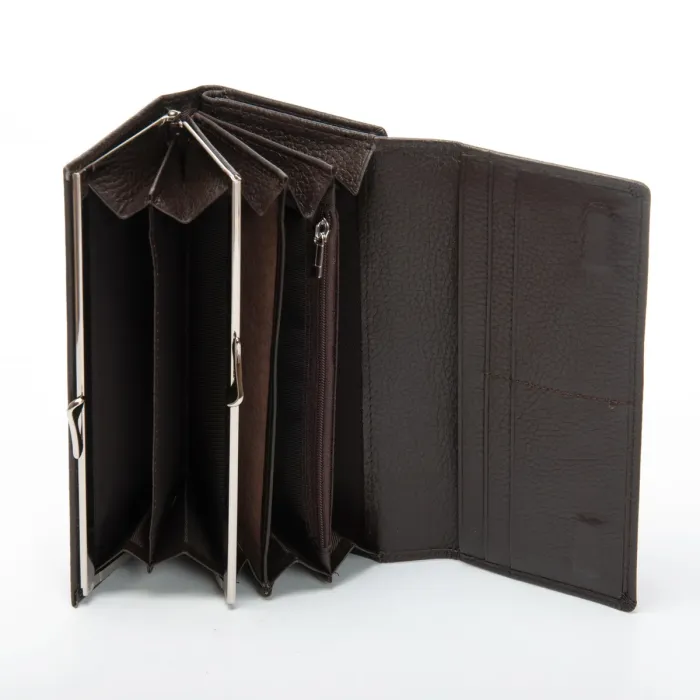 Кошелек Classic Женский кожа DR. BOND W46-2 coffee