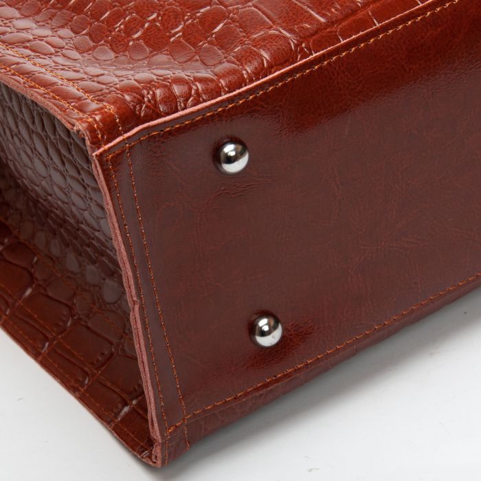 Сумка Женская Классическая кожа ALEX RAI 8804 camel