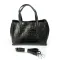 Сумка Женская Классическая кожа ALEX RAI 8815 black croco