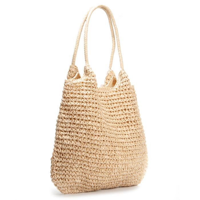 Сумка Женская Плетеная LUXEVA 1135 beige